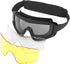 xaegistac Tactical Airsoft Goggles Safety Glasses Anti Fog for Hunting Cycling
