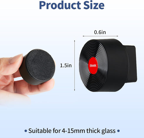 Aquarium Magnetic Cleaner Brush for Small Glass Fish Tank, Floating Scrubber Magnet Scraper
