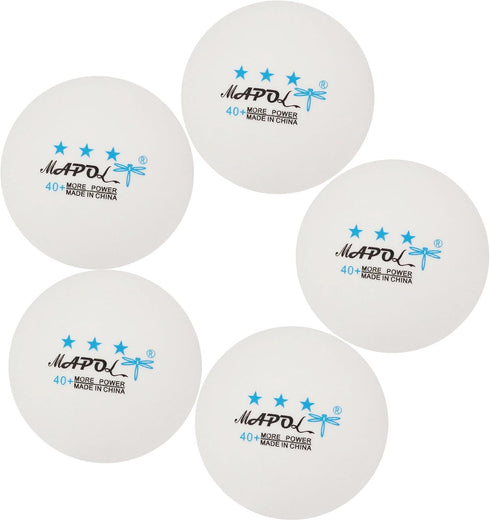 100 Pack 3-Star MAPOL White Table Tennis Balls Advanced Training Ping Pong Ball