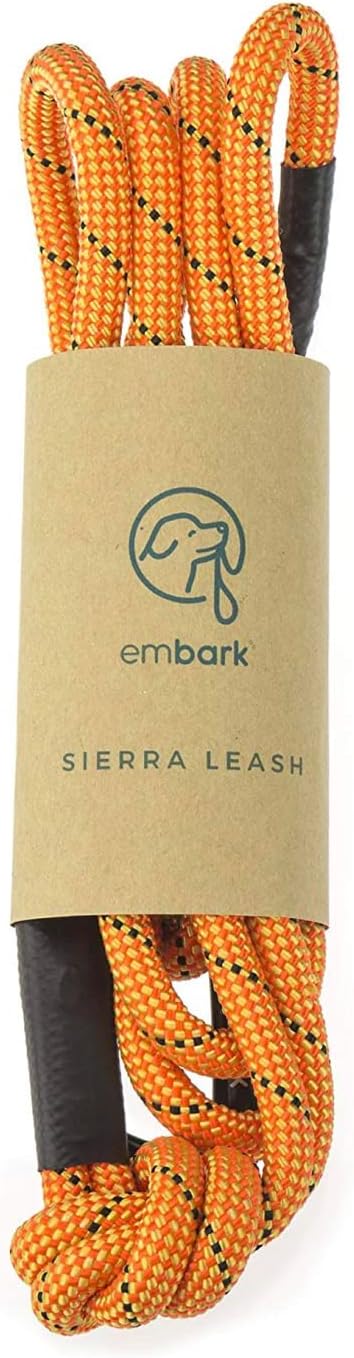 Embark Adventure Pro Leash, 6ft Mountain Climbing Rope with Carabiner, Colourful Nylon Dog Leash for All Breeds
