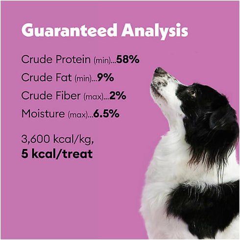 Wiggles & Wags 5 oz, Freeze Dried Beef Liver & Sweet Potato Dog Treats, with DN Essentials Bone Shaped Waste Bag