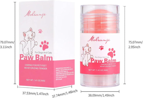 Steigullage Ingredients1.41oz, Cats Paw Balm Lick Safe,paw Butter for Cat-Friendly Natural Pet Paw Wax moisturizer