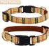 Bowtie Dog Collar and Leash Set, Classic Plaid Adjustable Collar with Removable Bow Tie for Small Medium Large Dogs
