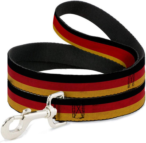 Buckle-Down Dog Leash, Germany Flag Weathered, 4 Feet Long, 1.0 Inch Wide