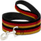 Buckle-Down Dog Leash, Germany Flag Weathered, 4 Feet Long, 1.0 Inch Wide