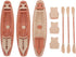 3pcs 19.5cm Toyvian Plastic Boats Ornaments Kayak Toy Paddle Canoe Model for Birthday Cake Decoration, Office Table