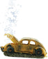 Boxtech Aquarium Decorations - Resin Ornament Imitation Car Wreck for Fish Tank with Air Bubble Stone