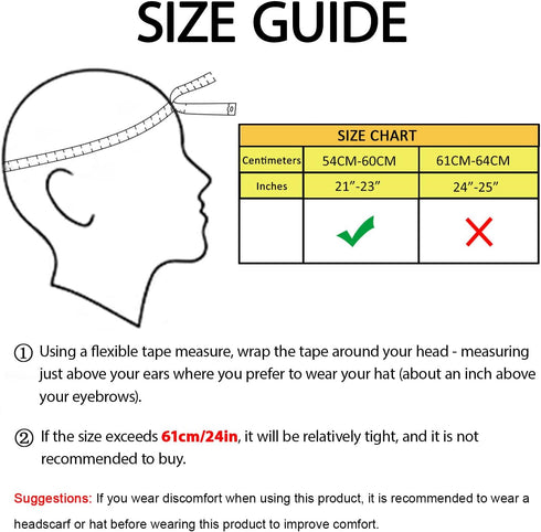 NEW-Vi Fishing Umbrella Hat - Folding Adjustable Sun Rain Cap, 37.4” Oversize Hands-Free Umbrella
