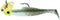 Z-MAN Diezel Chatterbait - 1/4 Ounce, Redbone Gold/Chartreuse