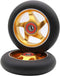 Z-FIRST 2Pcs 100 mm Pro Stunt Scooter Wheels with Abec 9 Bearings for