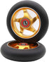 Z-FIRST 2Pcs 100 mm Pro Stunt Scooter Wheels with Abec 9 Bearings for