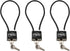 FSDC-CL1560RKA 15" Keyed California DOJ-approved Keyed Cable Gun Lock, 3-Pack