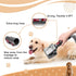 Pet Grooming Kit - Compatible with Dyson V7, V8, V10, V11, V12, V15 (Vacuum Not Included) - Brush Hair Remover for Dogs and Cats, Deshedding Tools, Undercoat Fur - Mess free Shedding Comb Kit