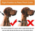 CBBPET Dog Prong Collar - Adjustable Training Collar with Quick Release Buckle for Small Medium Large Dogs