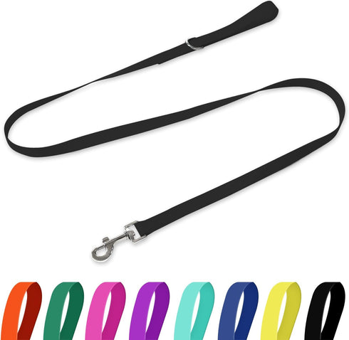 Waterproof Dog Leash, 5/6 FT Durable Odor-Proof Leashes with Strong Metal Hooks for Small, Medium, or Large Dogs