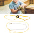 Harness Leash for Small Pets - Pet Tortoise Leash Walking Rope for Outdoor Training, Available in Yellow.