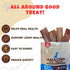 Amazing Dog Treats, Beef Esophagus Jerky for Dogs, 6 Inch - 50 Pc/Pack, Beef Gullet Chews