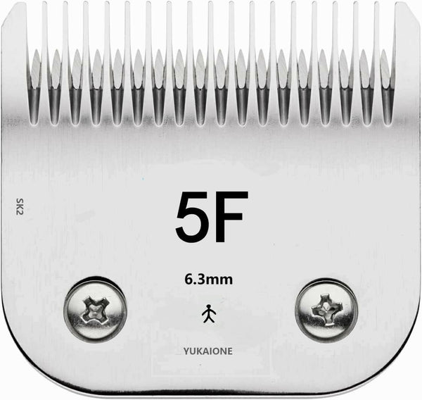 Detachable Pet Dog Grooming Clipper Blades, Compatible with Andis Size-5F, Oster A5, Wahl KM Series Clippers