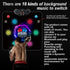 HTASKTEXEH 2025 9 420 7 Kids Musical Boxing Machine Comes with Boxing Gloves, Modes, Levels, Lights, wall-Mounted