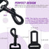 COOYOO Dog Seat Belt,Retractable Dog Car Harness Seat Belt for Car Adjustable Nylon Pet Safety Seat Belts Heavy Duty