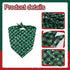 YangQian Christmas Bandana Dog Scarf Large Medium Small Dog Kerchief Bandana Holidays Triangle Cat Bib Green Plaid Pet