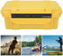 plplaaoo Outdoor Survival Sealed Container Case, Shockproof Waterproof Storage Box for Outdoors, Yellow