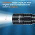 ORCATORCH D580 Scuba Dive Light, 530 Lumens Underwater Flashlight, IP68 Waterproof, 3 AAA Batteries