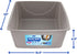 Petmate Open Cat Litter Box, Extra Large Nonstick Litter Pan, Durable Standard Litter Box, Mouse Grey
