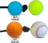 Dog Ball on a Rope Tug Toy - Rubber Fetch Training Reward for Large Dogs, Durable for Indestructible Chewers