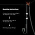 2X Acrylic U Shape Tube for Aquarium Air Pump, CO2 Diffuser Connector Tube