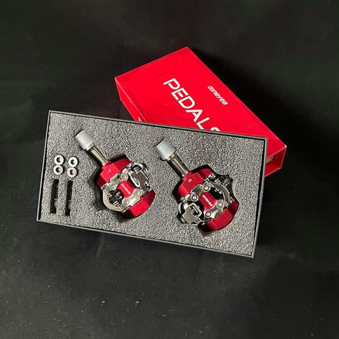 Mountain Bike Clipless Pedals Compatible with Shimano SPD, Easy Clip in & Out