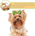 PET SHOW 6Pcs 4" Big Dogs Hair Clips, Bling Hair Bows, Sequins Pet Bowknot, Grooming Accessories for Girls Boys