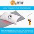 2023 Newest Dog Heating Pad with Temperature Adjustment, Anti-bite, Timer, Indoor Waterproof Electric Heated Mat