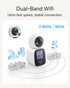 Noorio 5G 2K 360 2.4 Inch CL200 Two Way Video Calling Camera, One Click Call Pet Camera with Phone App, PTZ Dog Cam