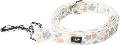 Dog Leash, 4 Feet Long Stylish Durable Accessories for Small Medium Large Pets, Training and Walking (Ditzy Floral,