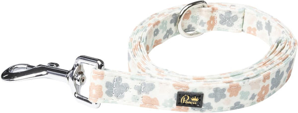 Dog Leash, 4 Feet Long Stylish Durable Accessories for Small Medium Large Pets, Training and Walking (Ditzy Floral,