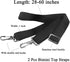 RUSON 2 Pack Adjustable Bimini Boat Top Straps, Heavy Duty Marine Webbing Nylon with Double End Snap Hook (28"-60")