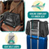 PetAmi Airline Approved Soft Sided Pet Carrier for Small Dogs and Cats, Ventilated Carrying Bag (Large Heather Dark