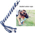 Flirt Pole for Dogs, Interactive Teaser Wand with Fleece Rope Toy for Chase and Tug of War