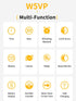 Non-Bluetooth LED Fitness Tracker Watch, No App No Phone Required, Pedometer Watch with Steps, Calories, Sleep Tracker,
