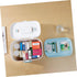 FRCOLOR First Aid Container Box Multi-Functional Medicine Storage Organizer with Compartmentalized Design and Portable