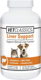 Vet Classics Liver Support Supplement for Dogs & Cats, 60 Chewable Tablets - B-Vitamins, Glutathione, Milk Thistle