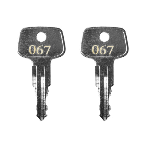 Thule Key Replacement for Roof Racks, Carriers, Crossbars, etc. (Codes N067)