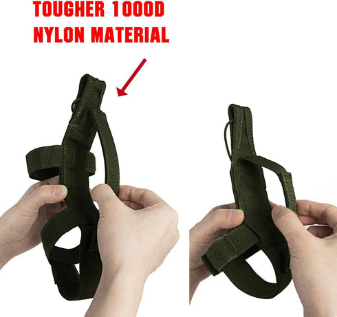 IronSeals 2 Pack Adjustable Tactical Water Bottle Holder, Molle Portable Belt Carrier for Outdoor Hiking