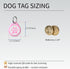 Taghelp 2-Pack 1.2") -Smart QR Code Pet ID Tag for Dogs - Instant GPS Location Alert via Email, No App/Subscription