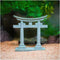 Asian Japanese Shinto Torii Gate Aquarium Decorations, Miniature Shrine Ornament for Fish Tank