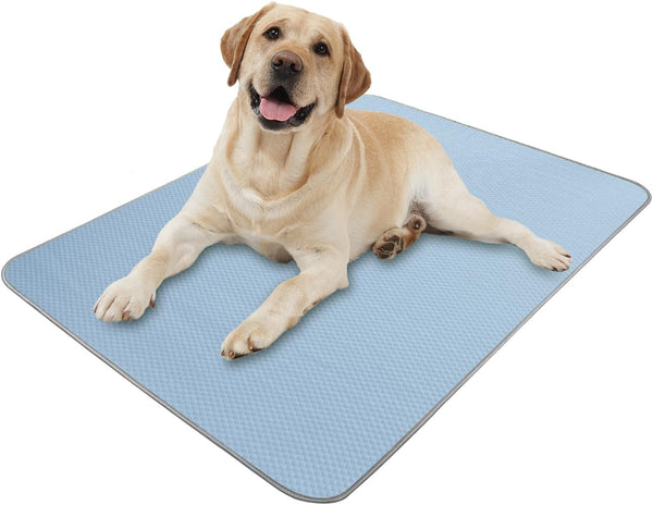 Summer Dog Cooling Mat Washable Ice Silk Self Cool Pad for Small Medium Large Dogs and Cats, Indoor & Outdoor Floor,