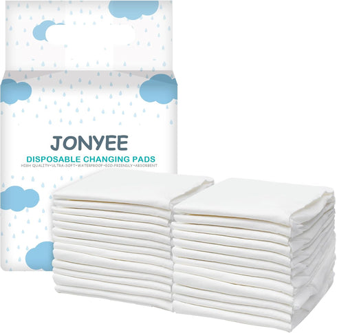 JONYEE Basics Dog and Puppy Pee Pads with 4-Layer Leak-Proof and Quick-Dry Design