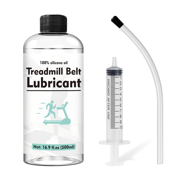 Treadmill Lubricant for Belt 500ml (17oz), 1000cs 100% Silicone Oil with 7.8"