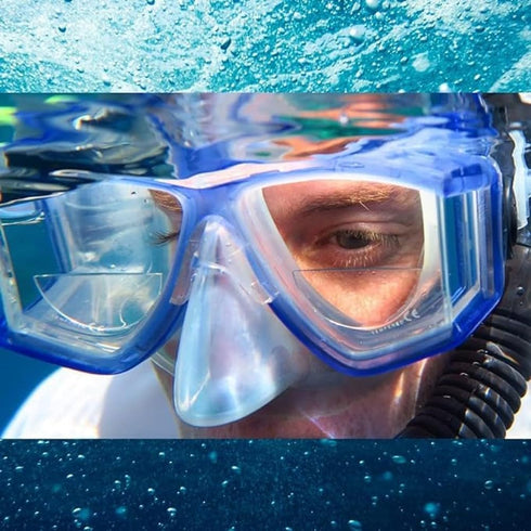 20/20 Calabria Hydrotac Dive OPTX Stick On Bifocal Lenses Used for Scuba Masks/Diving Goggles Magnifying Bi-Focal